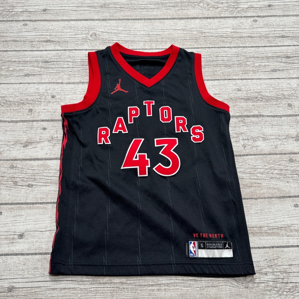 Air Jordan Toronto Raptors Jersey Youth Small Siakam 43 Swingman Basketball NBA